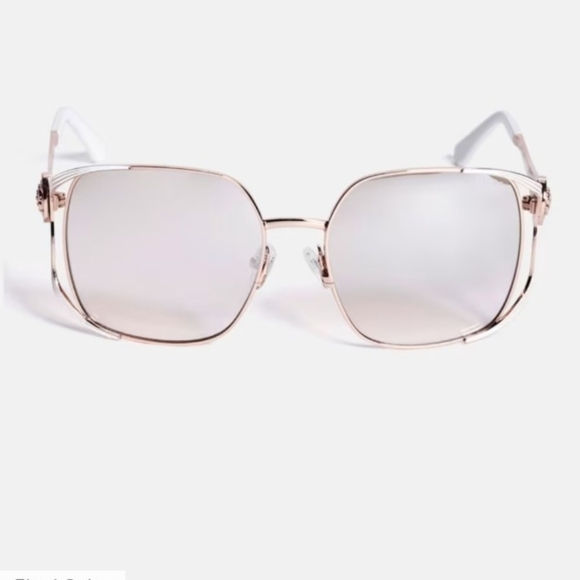 Guess Metallic Pink Square Sunglasses main image 5